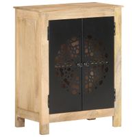 Dressoir 60x35x75 cm massief mangohout - thumbnail