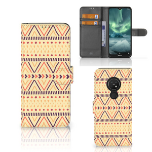 Nokia 7.2 | Nokia 6.2 Telefoon Hoesje Aztec Yellow