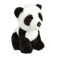 Knuffel panda zwart/wit 18 cm knuffels kopen