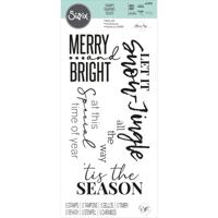 Sizzix • clear stamps festive sentiments #2