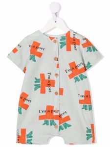 Bobo Choses grenouillère à logo imprimé - Vert