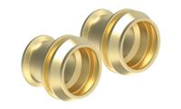 Kirchhoff Messing verloopset, blank, 15 mm x 12 mm, klemkoppeling voor koperen buis (2x) - 989455417