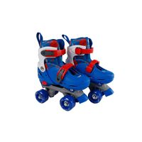 Street Rider rolschaatsen - maat 31-34 - blauw - thumbnail