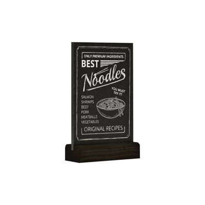 Krijtbord Europel tafelmodel A6 staand zwart Krijtbord Europel tafelmodel A6 staand zwart