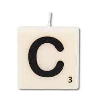 Paperdreams letter kaarsje c, 4st.