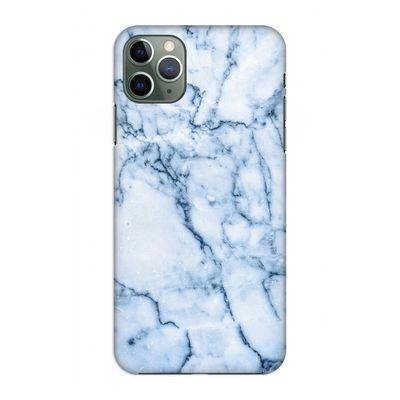 Blauw marmer: Volledig geprint iPhone 11 Pro Max Hoesje