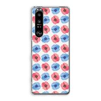 Klaproosjes: Sony Xperia 1 III Transparant Hoesje