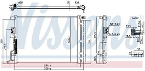 Condensor, airconditioning 941290