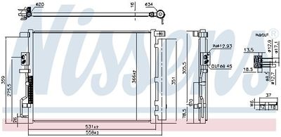 Condensor, airconditioning 941290