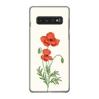 Red poppy: Samsung Galaxy S10 4G Volledig Geprint Hoesje