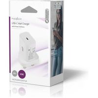 Oplader | PD3.0 20W | 1.67 / 2.22 / 3.0 A | Outputs: 1 | USB-C© | 20 W | Automatische Voltage Sele
