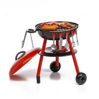 Paradiso toys Speelgoedbarbecue 50 cm 30-Delig Rood/zwart - thumbnail