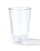 HEMA Theeglas dubbelwandig 450ml glas (transparant)