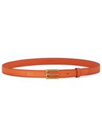 ETRO ceinture en cuir à boucle logo - Orange