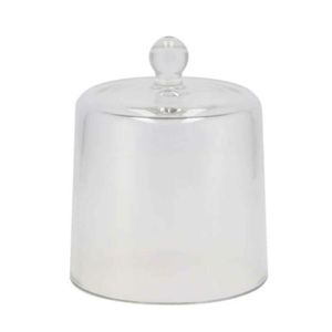 Decoratie stolp klein - transparant glas - D11 x H13 cm - cloche stolpen