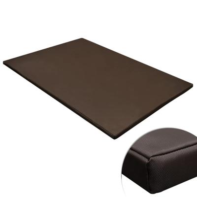 VidaXL Hondenmat plat rechthoekig maat xl bruin