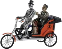 Lemax pedicab ride halloween figuur Spooky Town 2018 - thumbnail