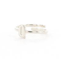 Imotionals Ring Letter Q Zilver