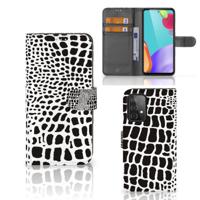Samsung Galaxy A52 | Telefoonhoesje | Met pasjeshouder | Slangenprint