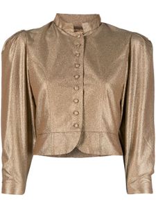 DESTREE Amoako metallic-finish jacket - Or