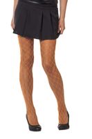 Netpanty luxe grof neon/oranje