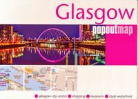 Stadsplattegrond Popout Map Glasgow | Compass Maps - thumbnail