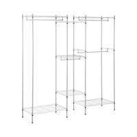 Kledingrek metaal - 190 x 45 x 195 cm - 210 kg - Royal Catering