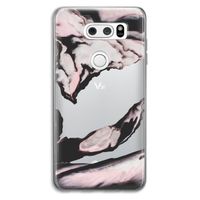 Roze stroom: LG V30 Transparant Hoesje