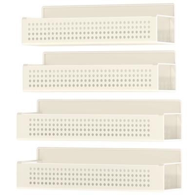 Magnetisch kruidenrek eenvoudig te plaatsen zonder boren, Crèmewit