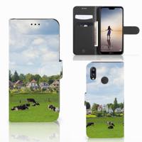 Huawei P20 Lite | Telefoonhoesje | Met pasjeshouder | Koeien