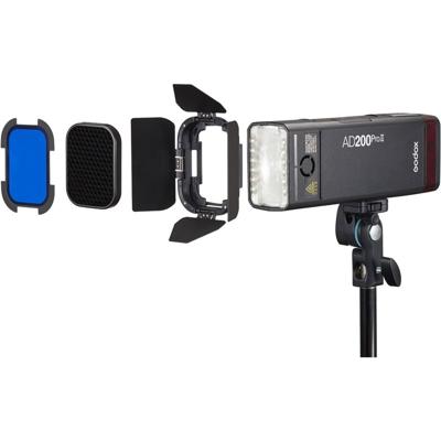 Godox Barndoor Kit For AD200ProII Speedlite Flash head