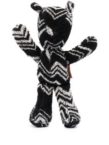 Missoni Home peluche à motif zigzag - Noir