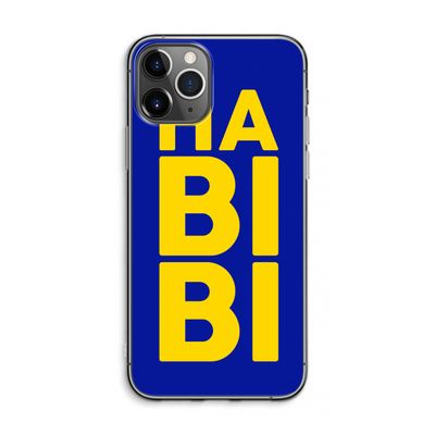 Habibi Blue: iPhone 11 Pro Max Transparant Hoesje