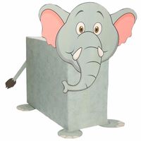 Olifant Sinterklaas surprise zelf maken knutselpakket Olifant Sinterklaas surprise zelf maken knutselpakket