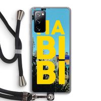Habibi Majorelle : Samsung Galaxy S20 FE / S20 FE 5G Transparant Hoesje met koord
