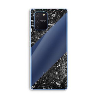Zwart marmer: Samsung Galaxy Note 10 Lite Transparant Hoesje