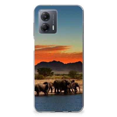Motorola Moto G53 | TPU Hoesje | Olifanten