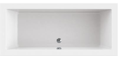 Wisa Wavedesign Agape bad rechthoek 190x80cm, mat wit Wisa Wavedesign Agape bad rechthoek 190x80cm, mat wit