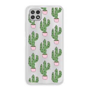 Cactus Lover: Samsung Galaxy A22 4G Transparant Hoesje
