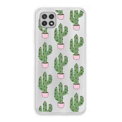 Cactus Lover: Samsung Galaxy A22 4G Transparant Hoesje
