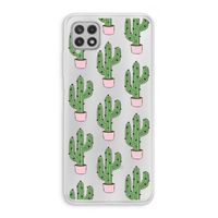 Cactus Lover: Samsung Galaxy A22 4G Transparant Hoesje