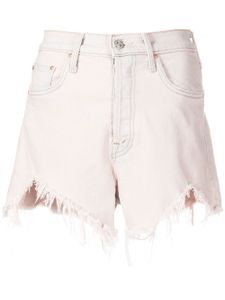 MOTHER short Tomcat à taille haute - Rose