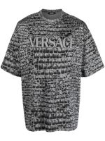 Versace t-shirt à imprimé Coccodrillo - Gris - thumbnail