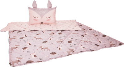 LIVARNO Kinder dekbed met kussen 140 x 200 cm (Lichtroze)