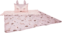 LIVARNO Kinder dekbed met kussen 140 x 200 cm (Lichtroze)