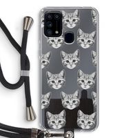 Kitten: Samsung Galaxy M31 Transparant Hoesje met koord Kitten: Samsung Galaxy M31 Transparant Hoesje met koord