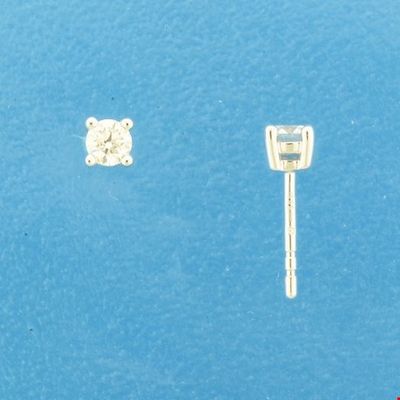 TFT Oorknoppen Diamant 0.30ct (2x0.15ct) H SI Witgoud Glanzend 3.5 mm x 3.5 mm