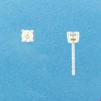 TFT Oorknoppen Diamant 0.30ct (2x0.15ct) H SI Witgoud Glanzend 3.5 mm x 3.5 mm