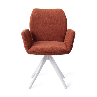 Jesper Home Misaki eetkamerstoel Cosy Copper turn white