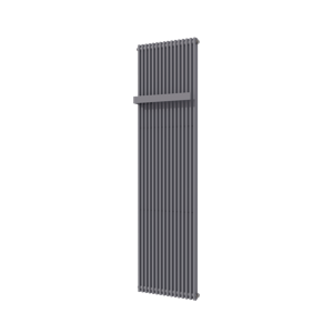 Vipera Corrason enkele badkamerradiator 50 x 180 cm centrale verwarming antraciet grijs zijaansluiting 1.649W